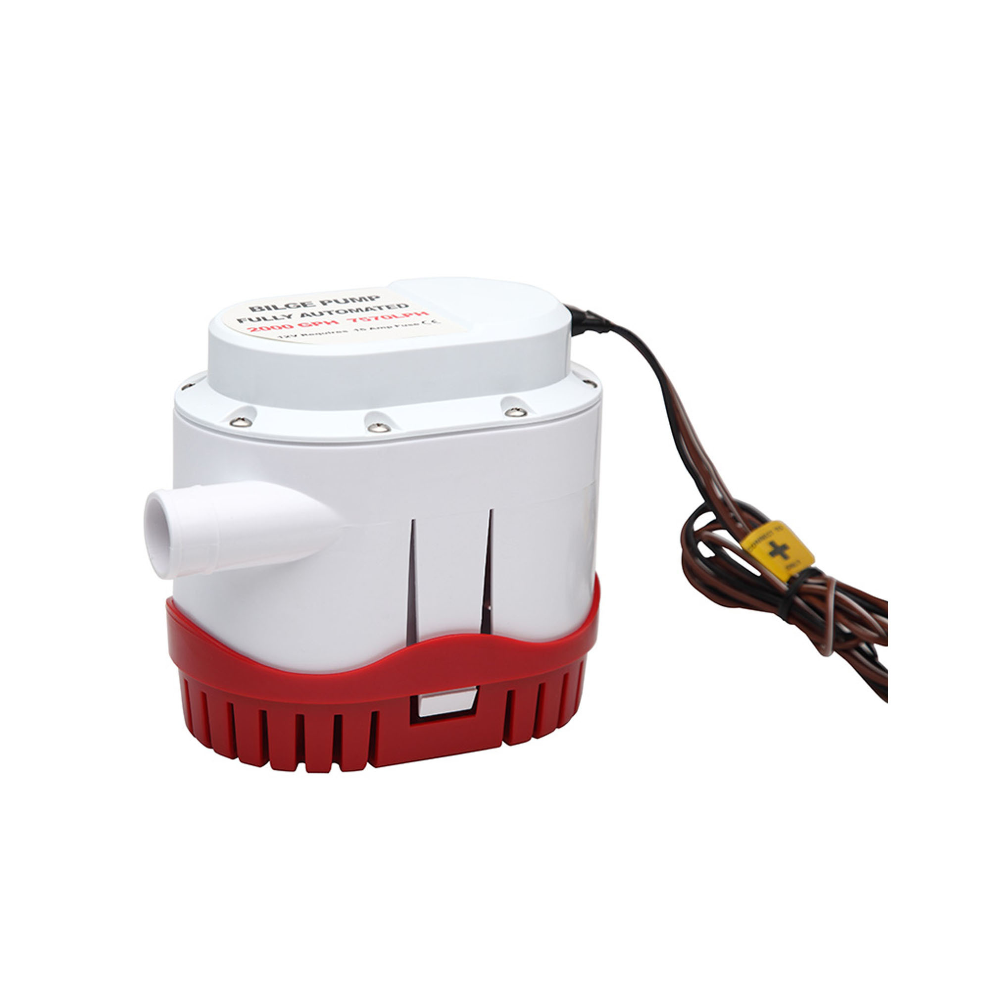 Gol Pumps 2000 GPH, 12V-DC, Max. Flow 2000 GPH, Port Size 1 in, Volts 12 DC, Model# WWB-2000